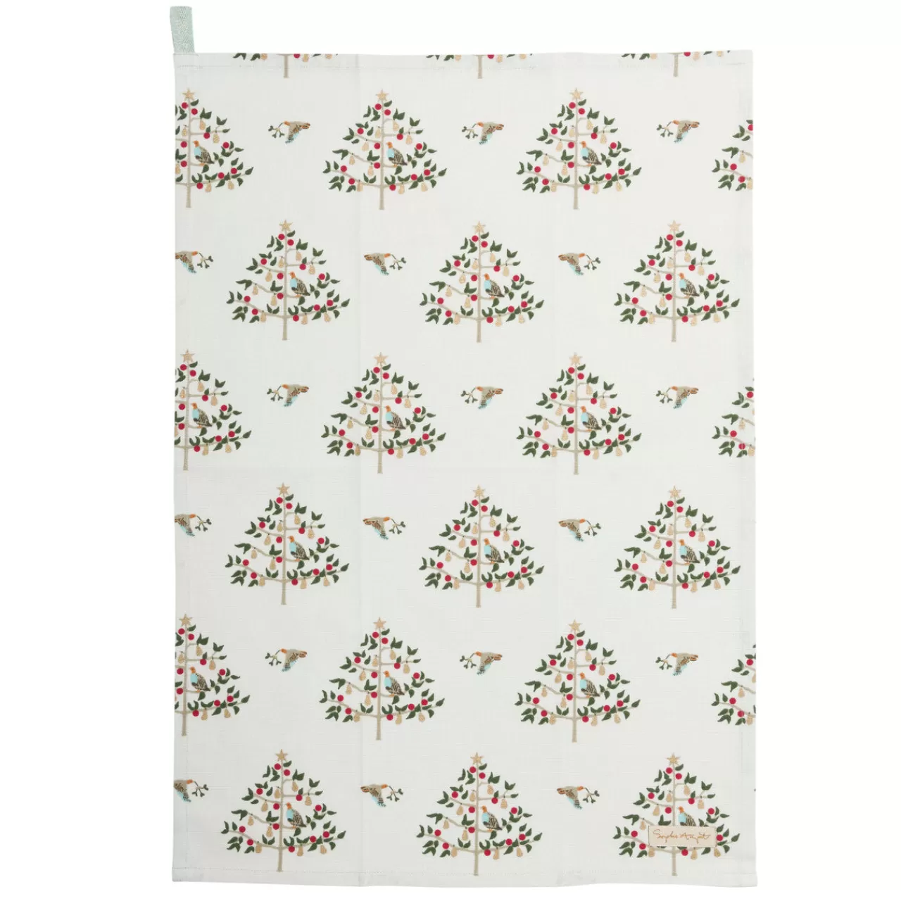 Shop Sophie Allport A Partridge In A Pear Tree Set Of 2 Tea Towels