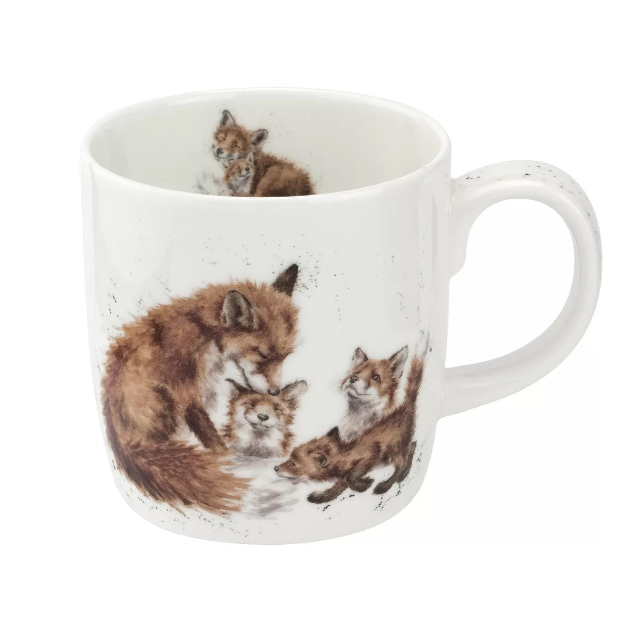 Sale Wrendale Designs Bedtime Kisses' Foxes Bone China Mug