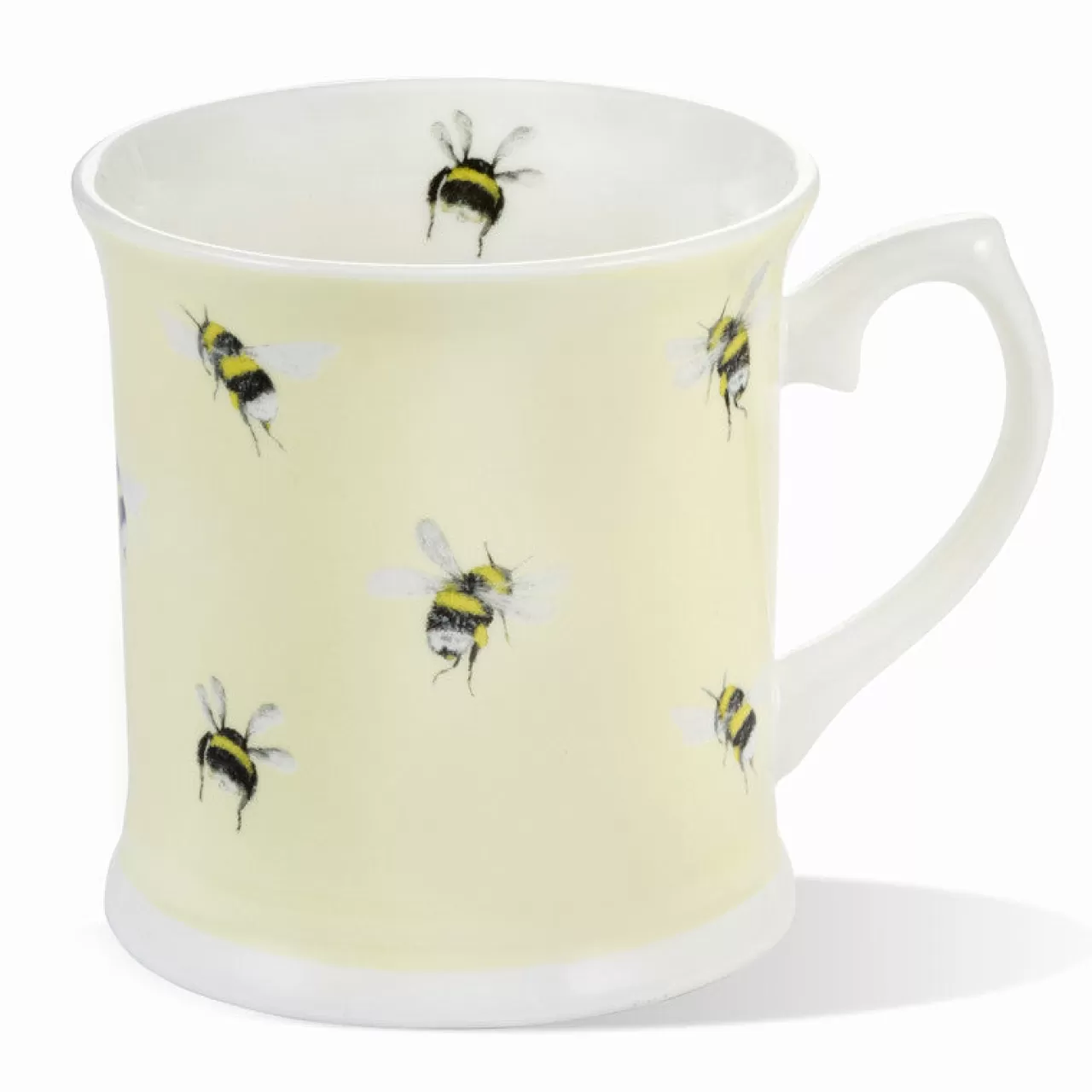 Cheap Mosney Mill Bee & Flower Multi Bee Yellow China Mug