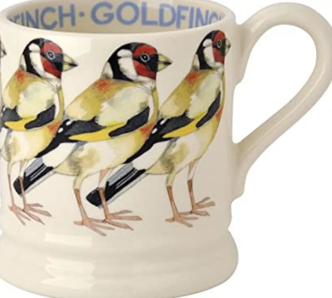 Hot Emma Bridgewater Birds Goldfinch 1/2 Pint Mug