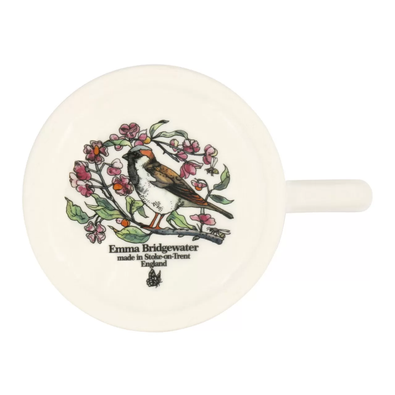 Shop Emma Bridgewater Birds In The Hedgerow Spindle & House Sparrow 1/2 Pint Mug