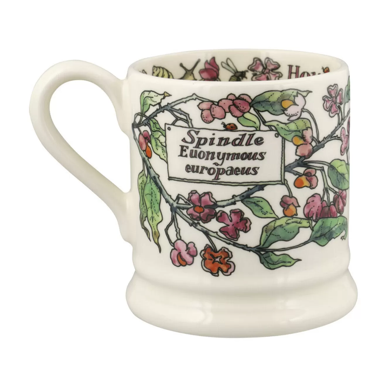 Shop Emma Bridgewater Birds In The Hedgerow Spindle & House Sparrow 1/2 Pint Mug