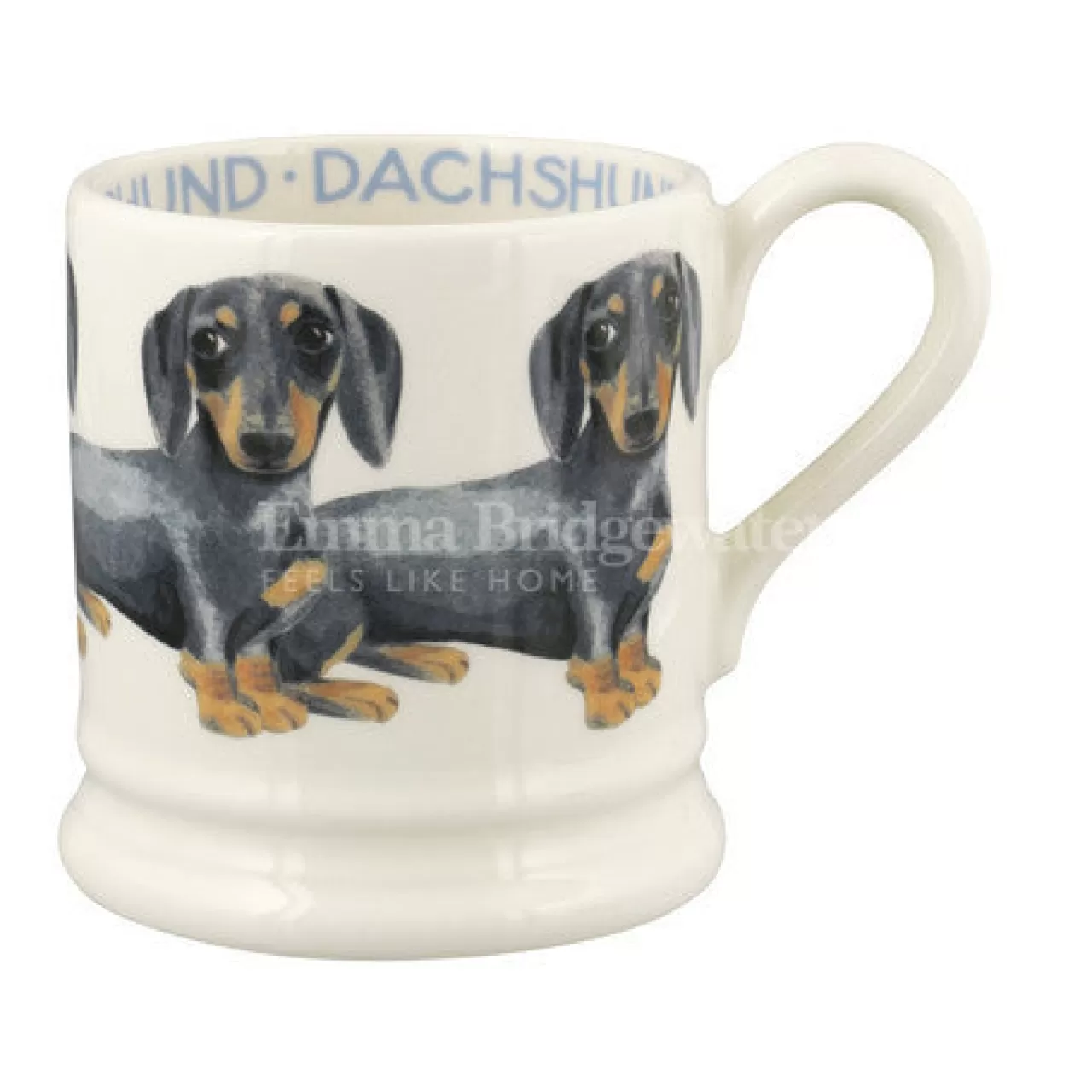 Best Emma Bridgewater Black & Tan Dachshund 1/2 Pint Mug