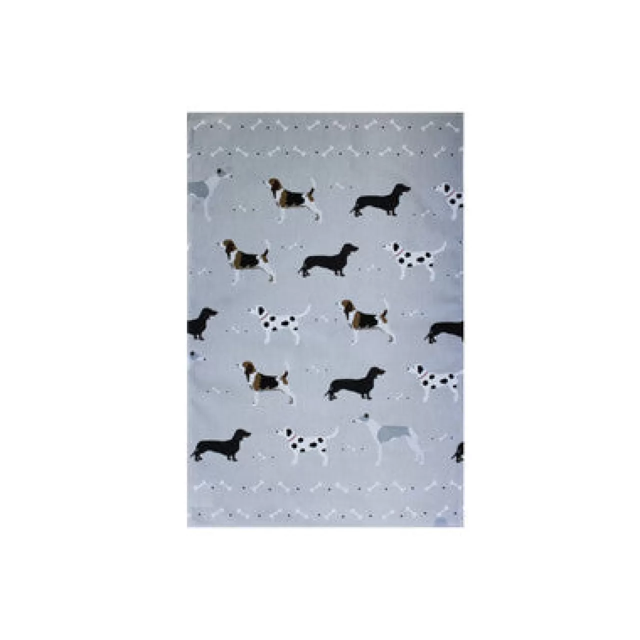 Cheap Bailey & Friends Blue Dogs Cotton Tea Towel