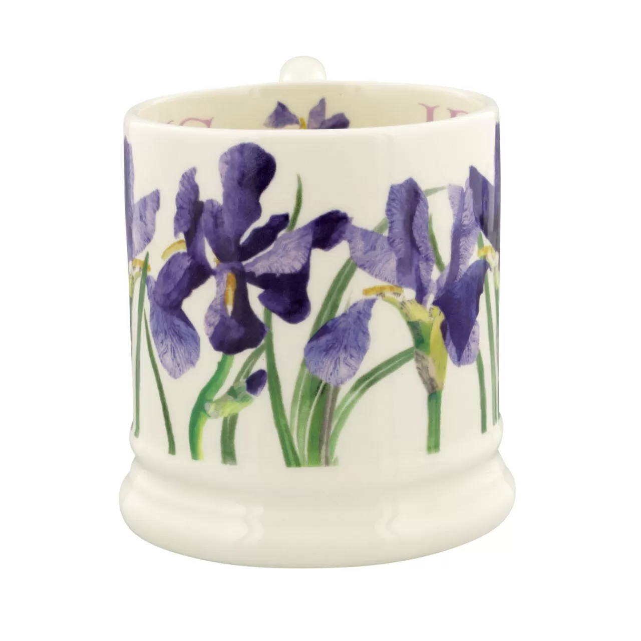 Sale Emma Bridgewater Blue Iris 1/2 Pint Mug