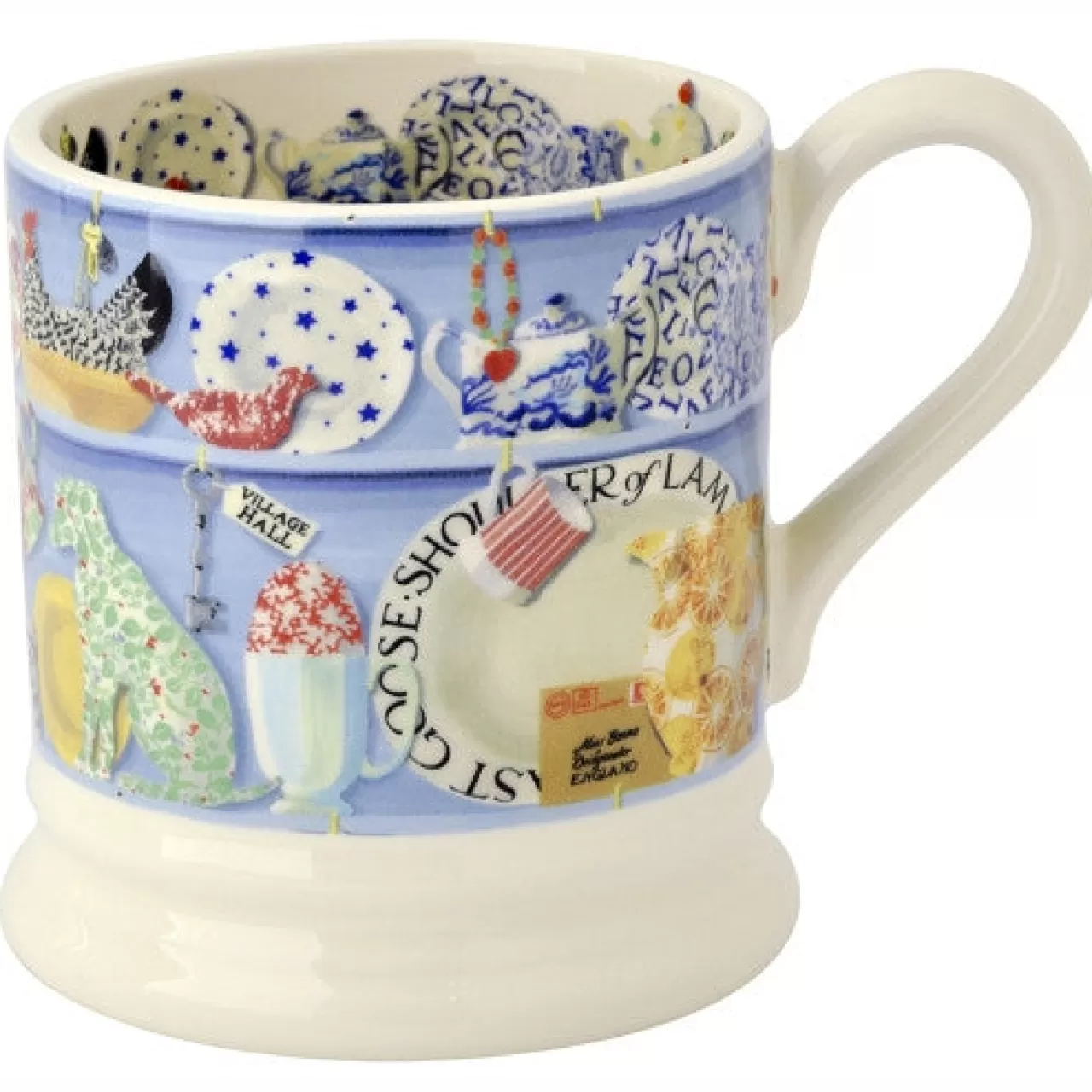 Cheap Emma Bridgewater Blue Larder 1/2 Pint Mug