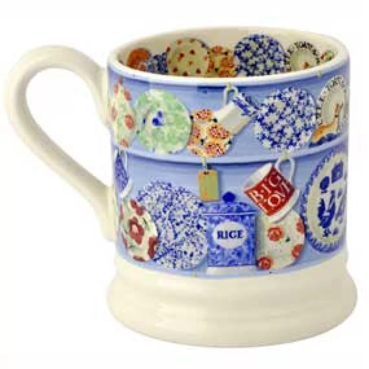 Cheap Emma Bridgewater Blue Larder 1/2 Pint Mug