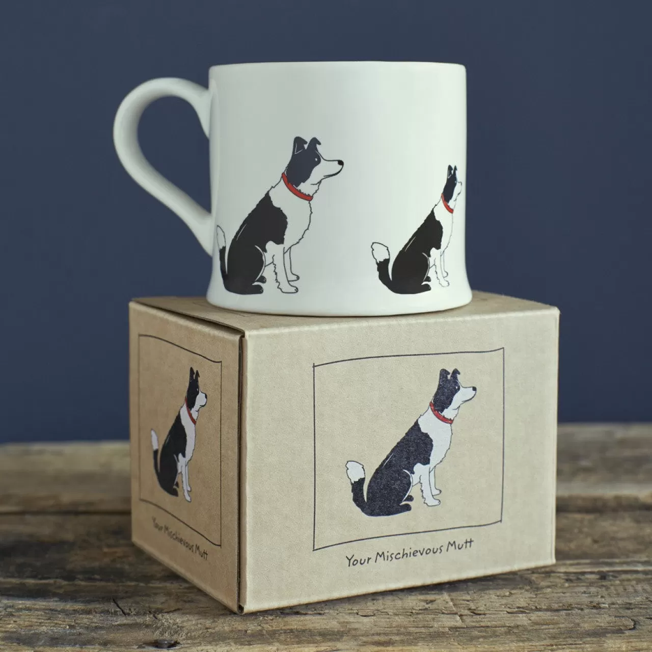 Cheap Sweet William Border Collie Mug Boxed