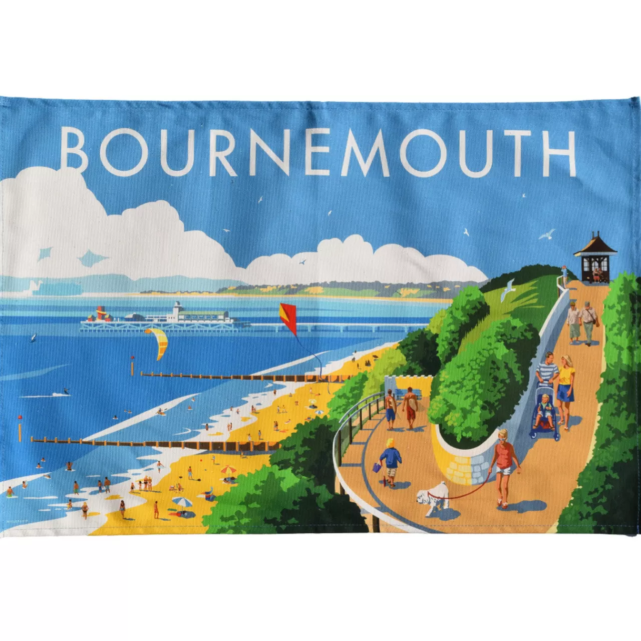 Best Town Towels Bournemouth Tea Towel