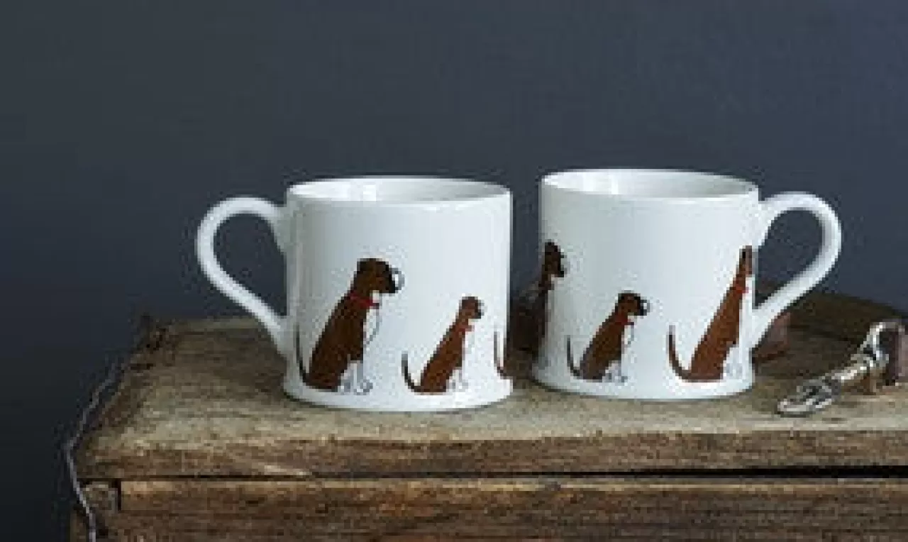 New Sweet William Boxer Mug Boxed