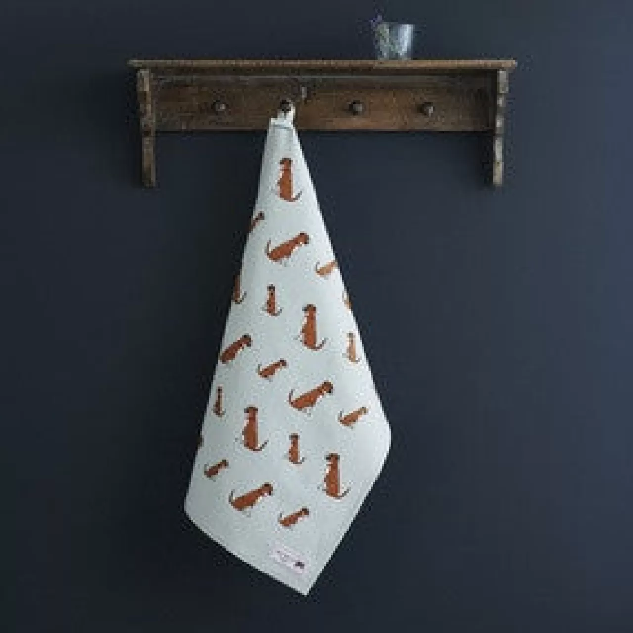 Fashion Sweet William Boxer Tea Towel