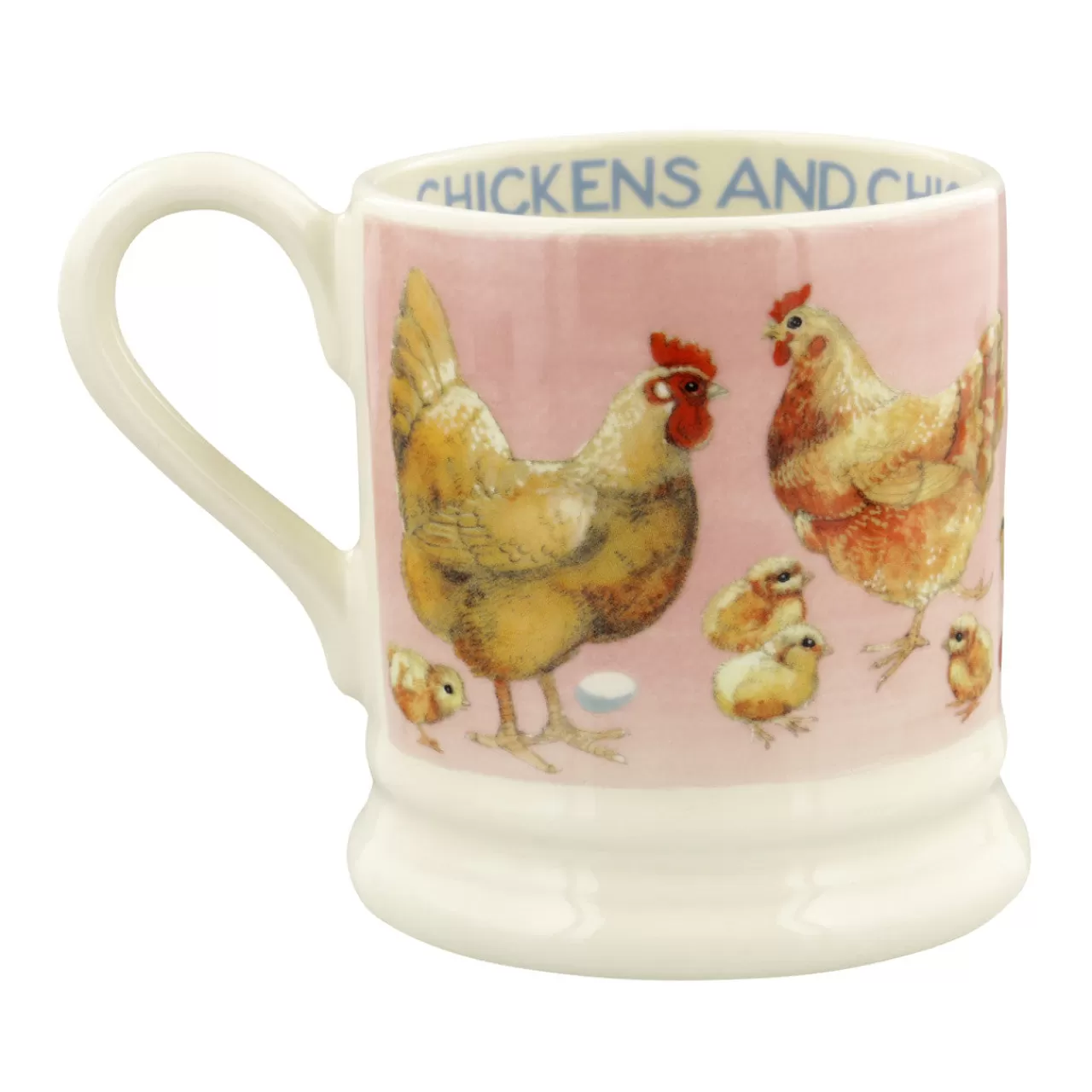 Best Sale Emma Bridgewater Bright New Morning Chickens And Chicks 1/2 Pint Mug