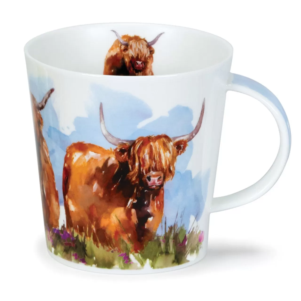 Cheap Dunoon Cairngorm Highland Cows Mug