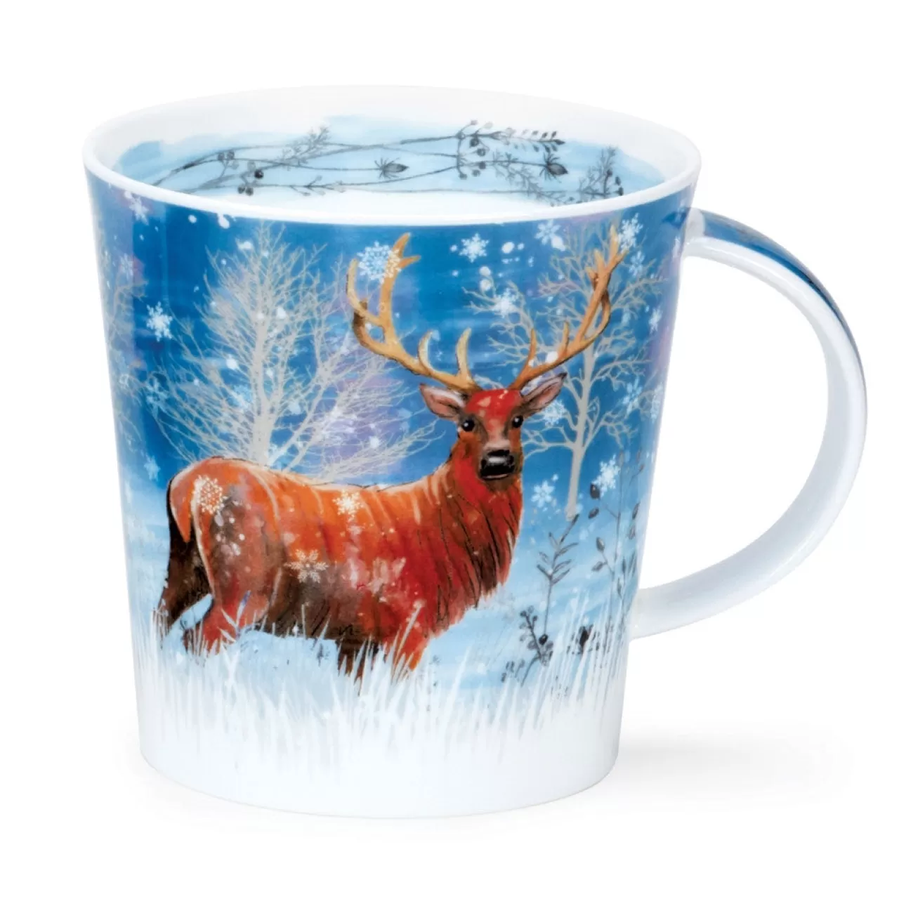 Hot Dunoon Cairngorm Moonlight Deer Mug