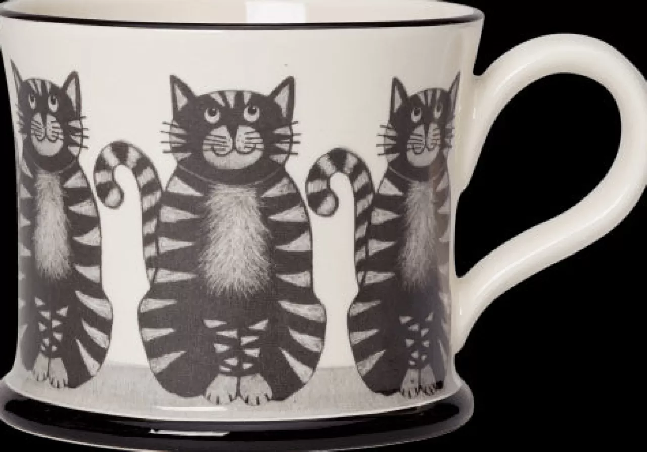 New Moorland Pottery Cat Mug By