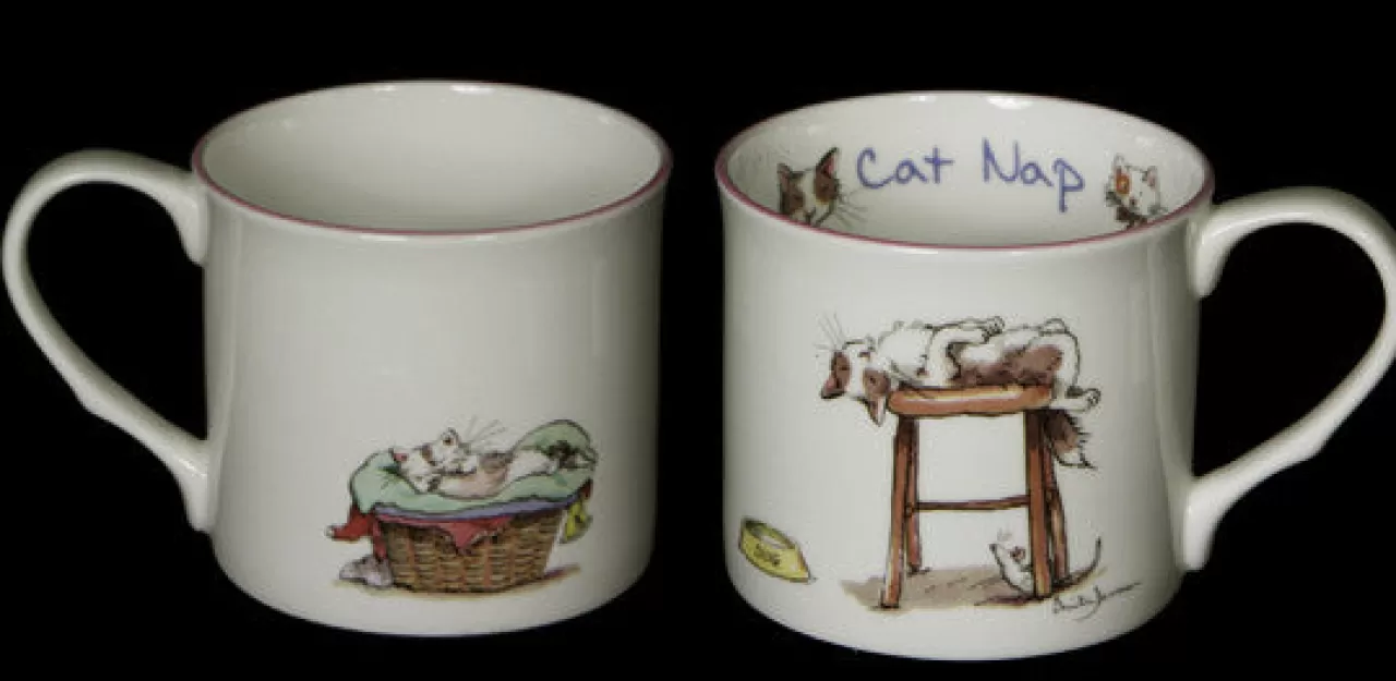 Shop Two Bad Mice Cat Nap Mug