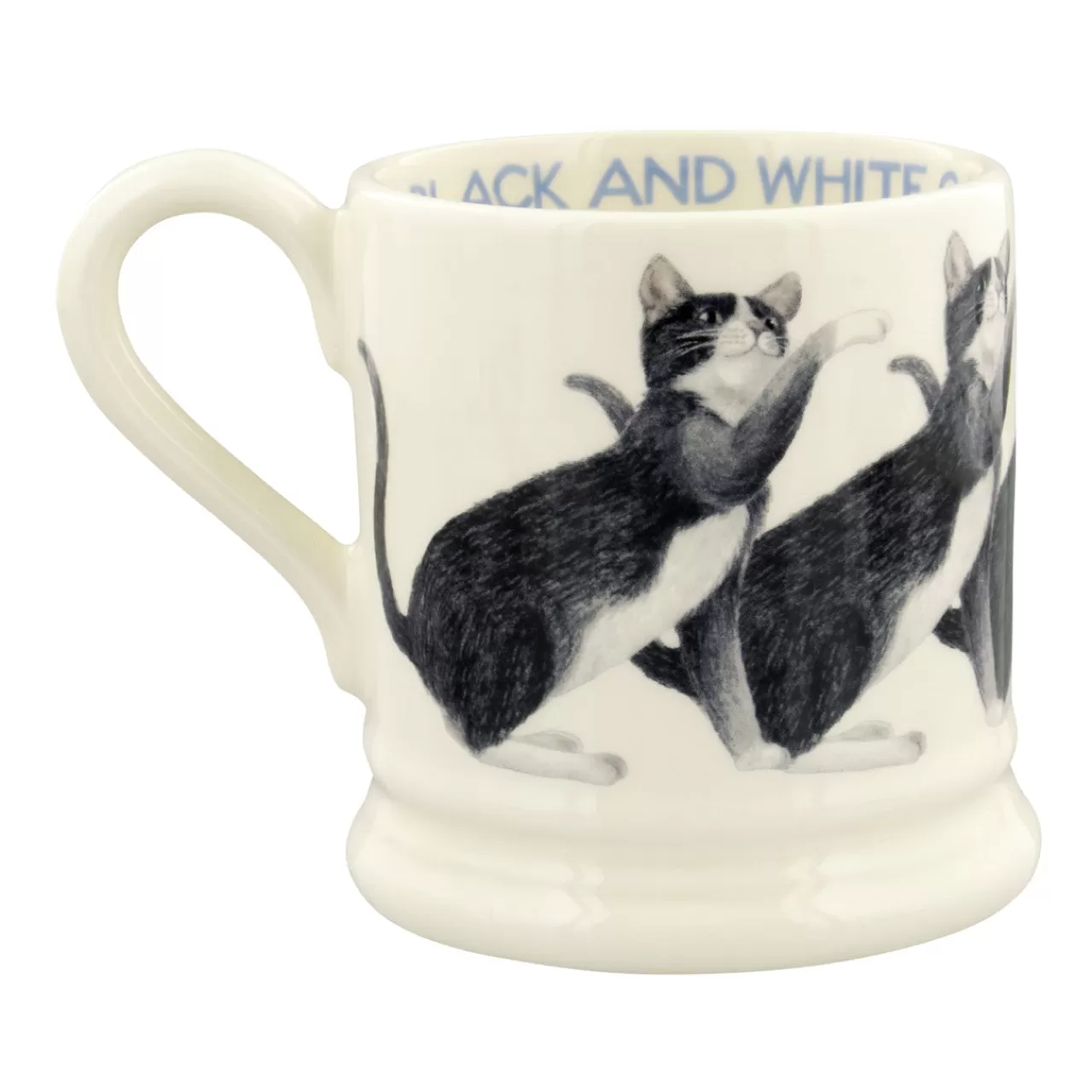 Shop Emma Bridgewater Cats Black & White 1/2 Pint Mug