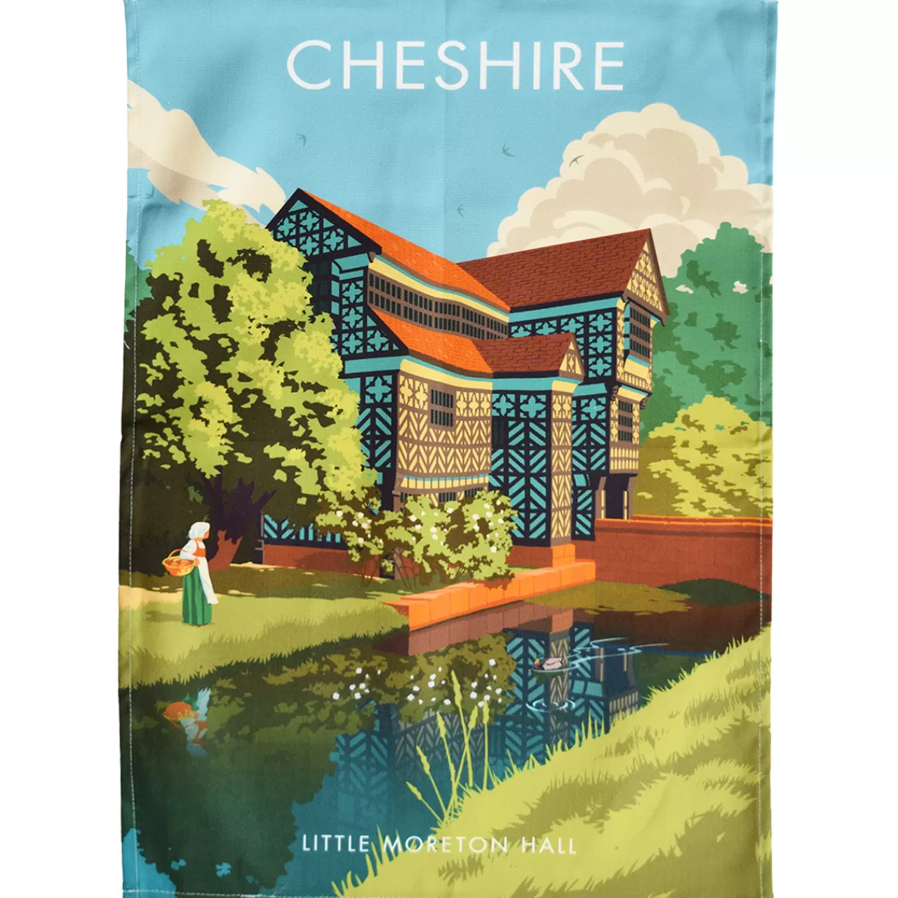 Cheap Town Towels Cheshire Tea Towel