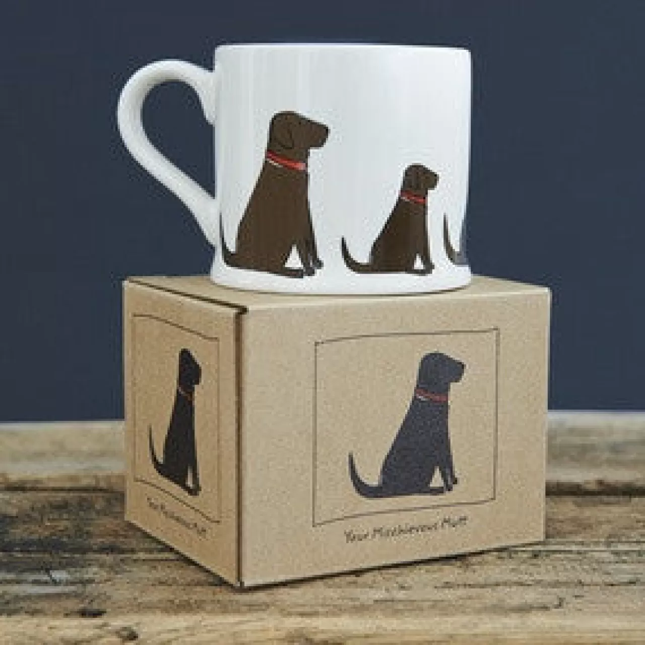 Hot Sweet William Chocolate Labrador Mug Boxed