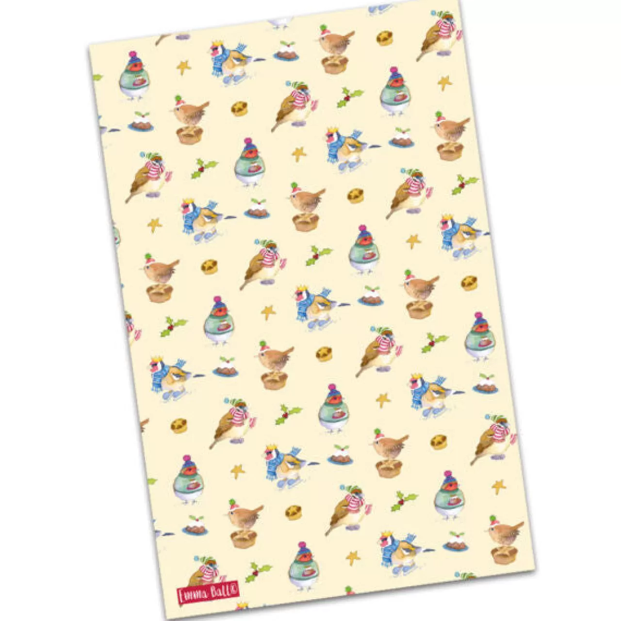 Best Sale Emma Ball Christmas Birds Tea Towel