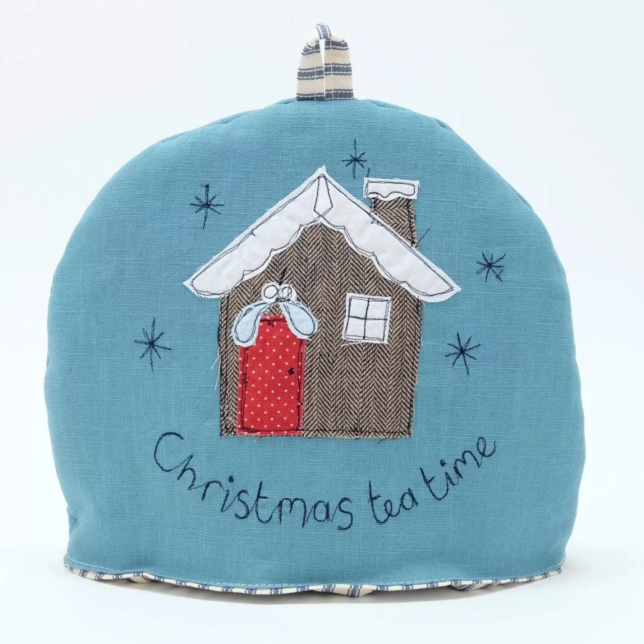 Clearance Poppy Treffry Christmas Cabin Small Tea Cosy