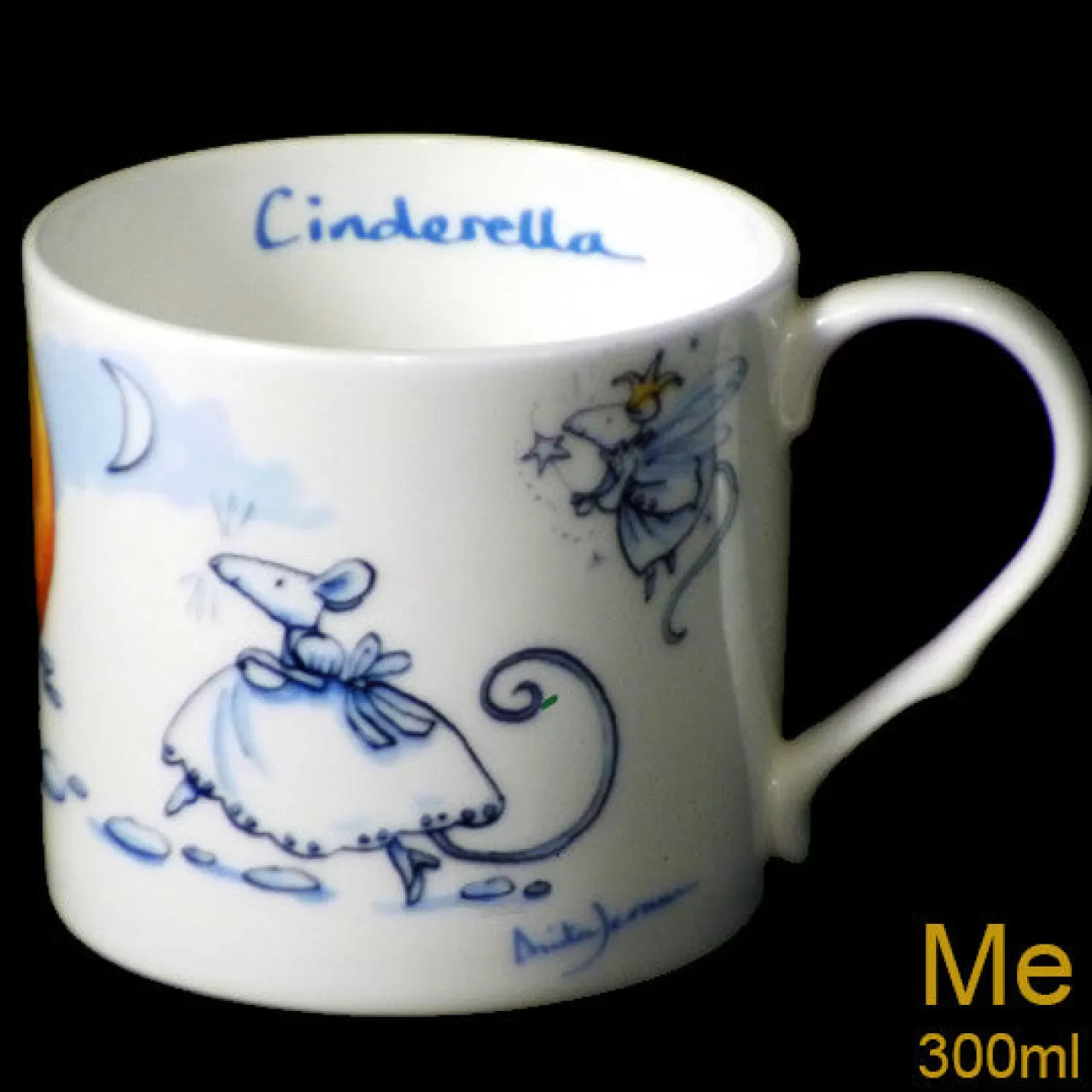 Hot Two Bad Mice Cinderella Blue Mug