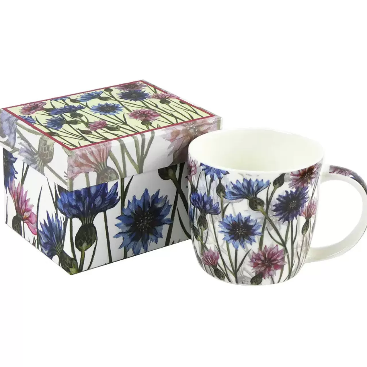 Outlet Emma Ball Cornflowers Bone China Mug (Boxed)