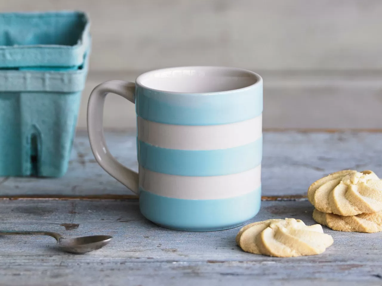 Sale Cornishware 10 Oz Mug - Turkish Blue