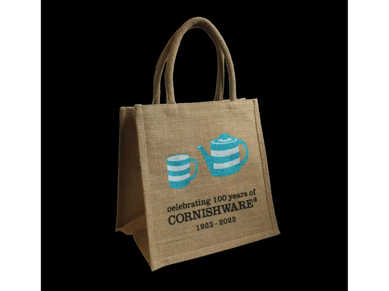 New Cornishware Centenary Jute Bag