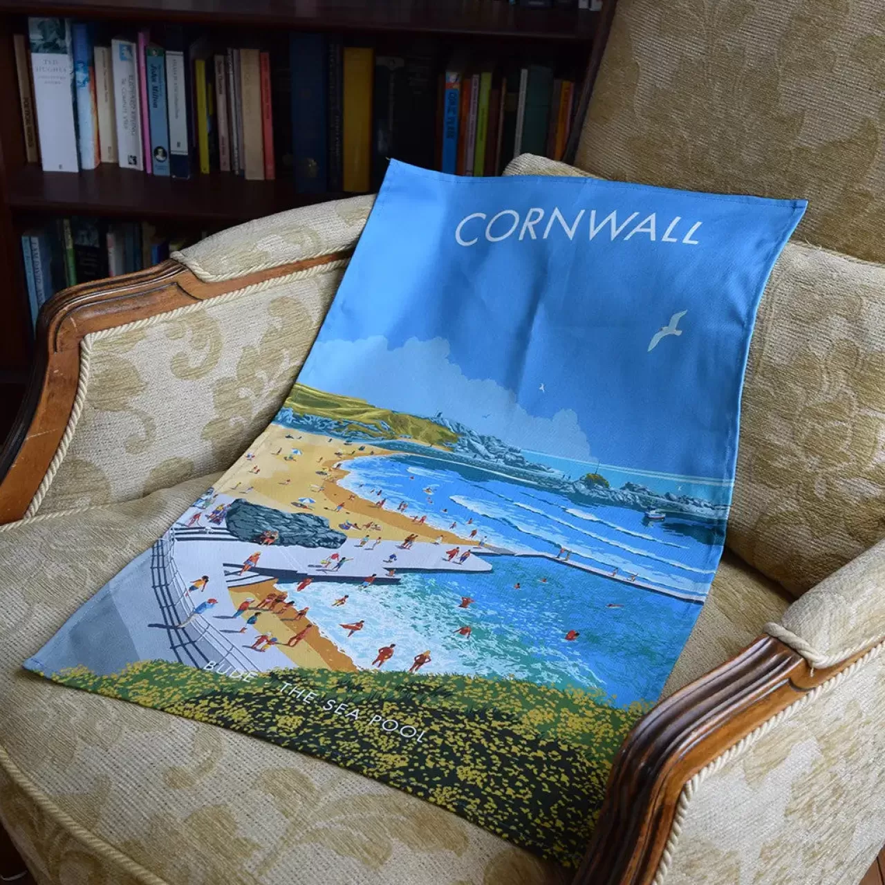 Discount Town Towels Cornwall - Bude Sea Pool Tea Towel