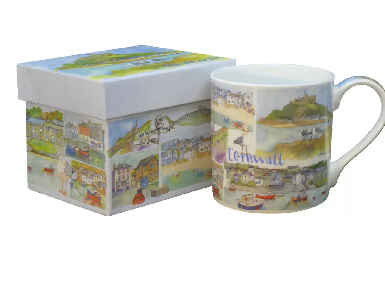 Best Sale Emma Ball Cornwall Bone China Mug (Boxed)