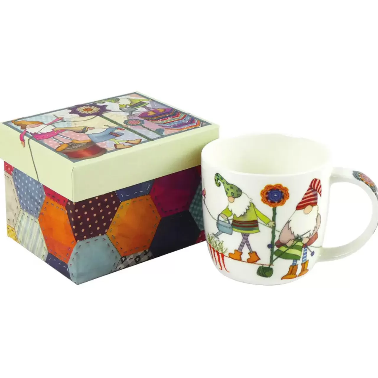 Discount Emma Ball Crafting Gnomes Bone China Mug (Boxed)