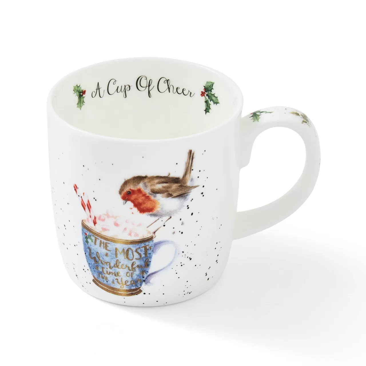 Shop Wrendale Designs Cup Of Cheer' Robin Bone China Mug