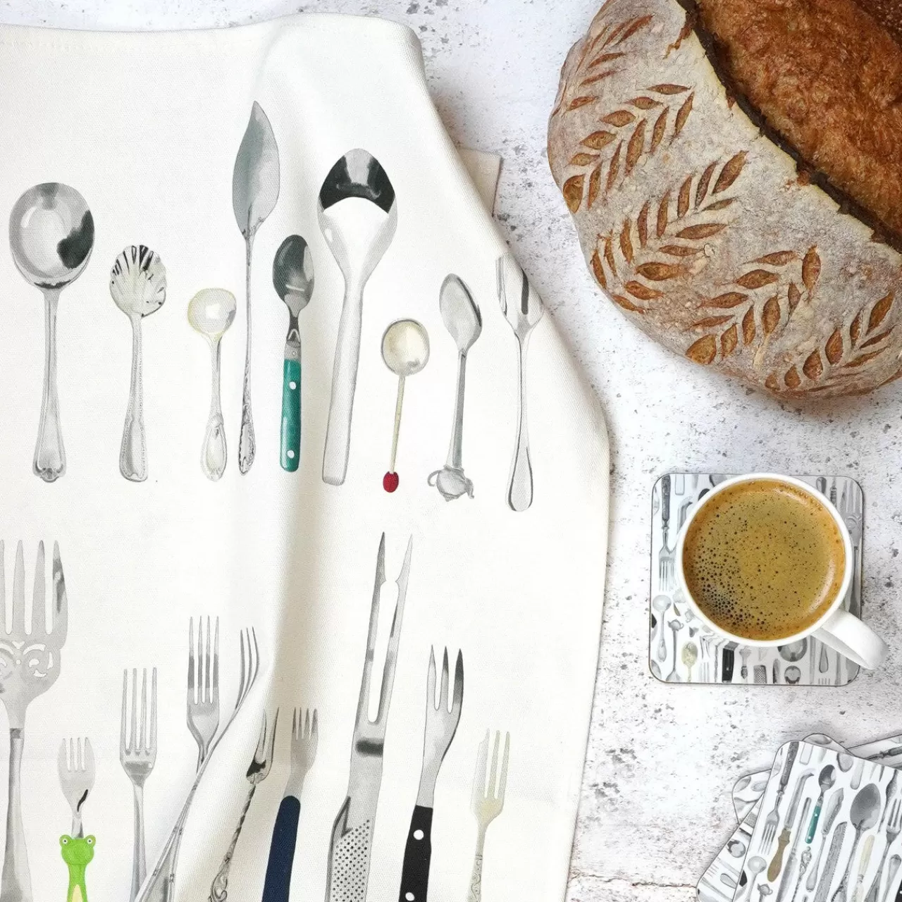 Outlet Corinne Alexander Cutlery Draw Tea Towel By