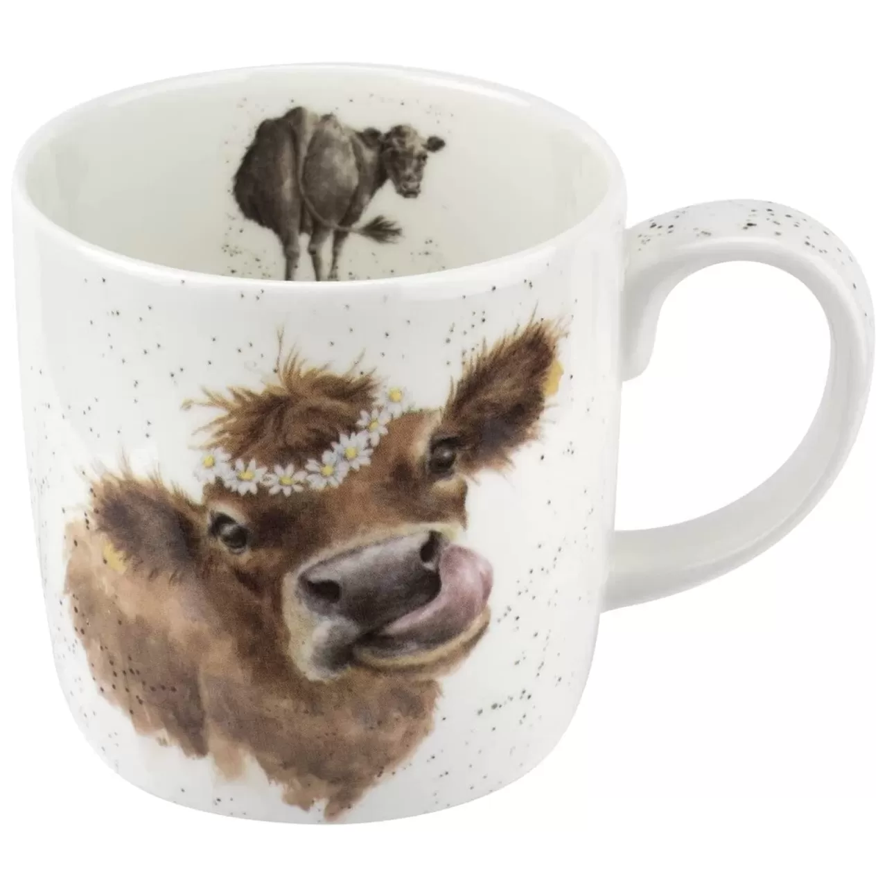 Fashion Wrendale Designs Daisy Chain' Cow Bone China Mug