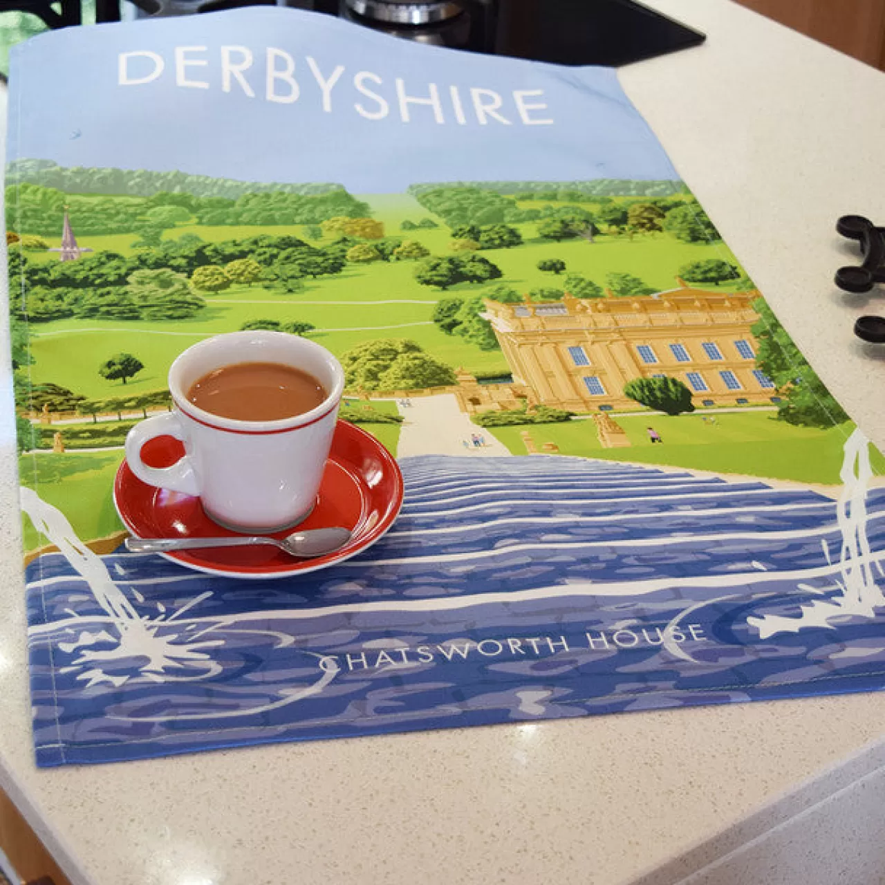 Store Town Towels Derbyshire - Chatsworth House Tea Towel