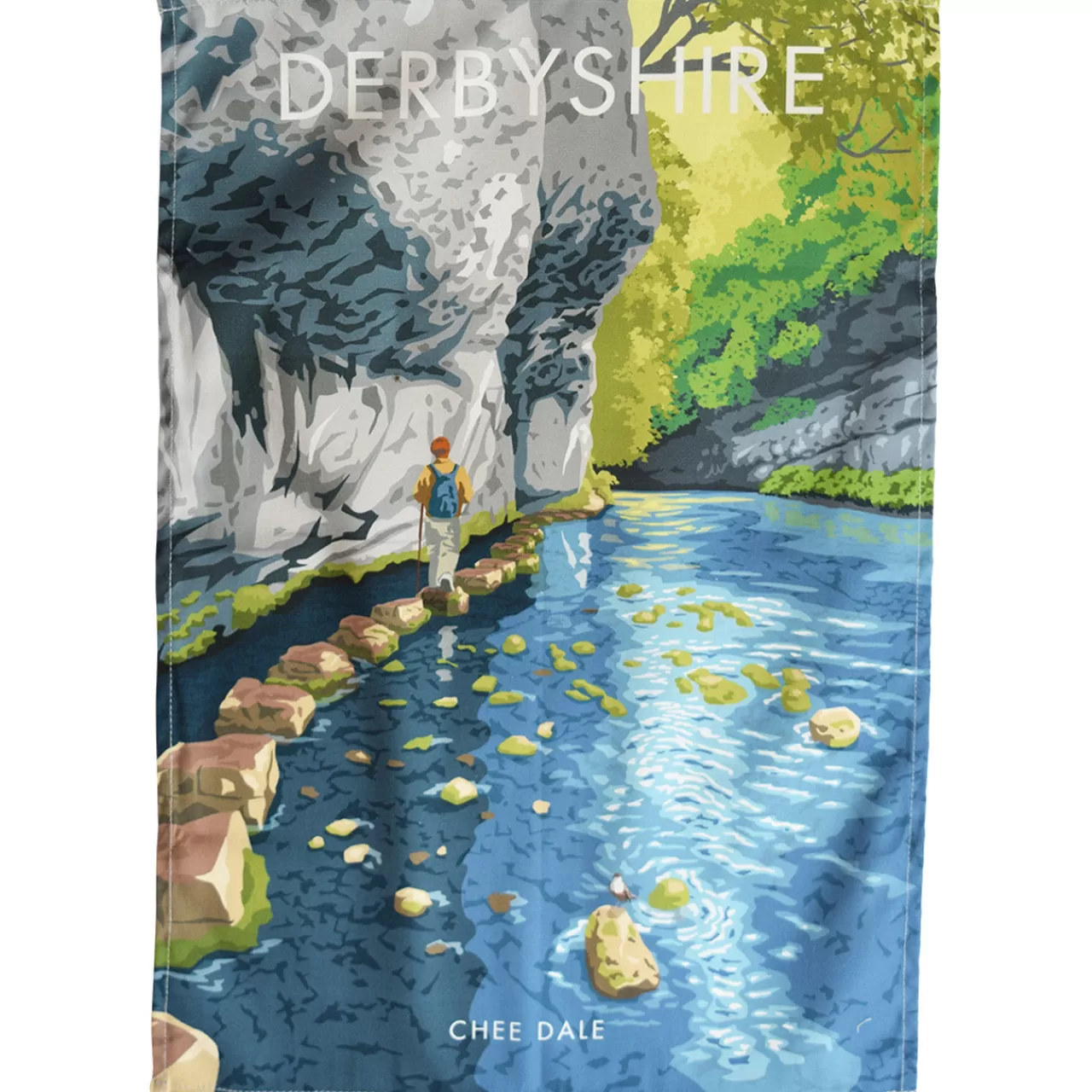 Sale Town Towels Derbyshire - Chee Dale Tea Towel