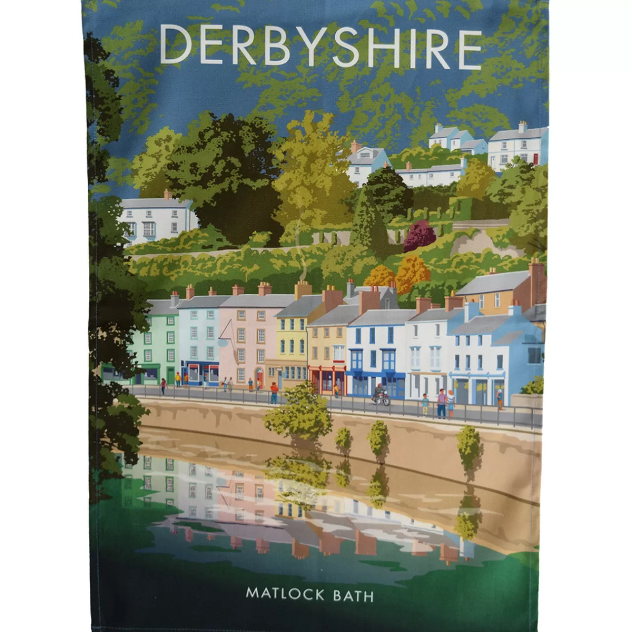 Sale Town Towels Derbyshire - Matlock Bath Tea Towel