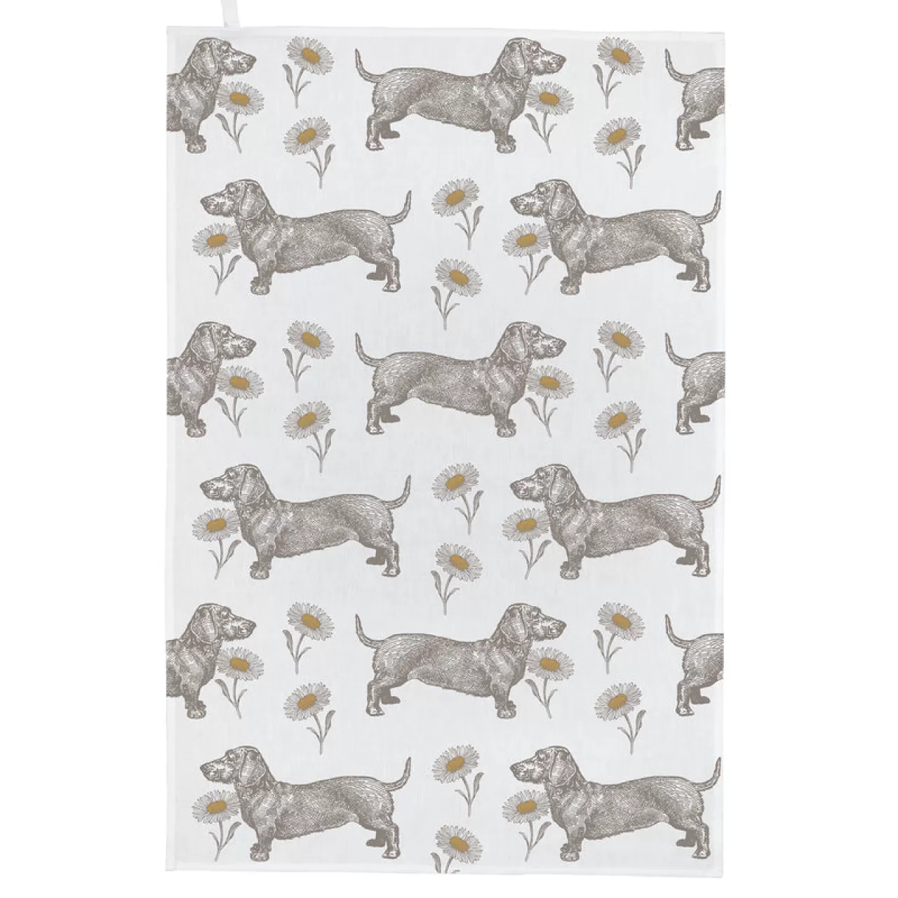 Sale Thornback & Peel Dog & Daisy Tea Towel