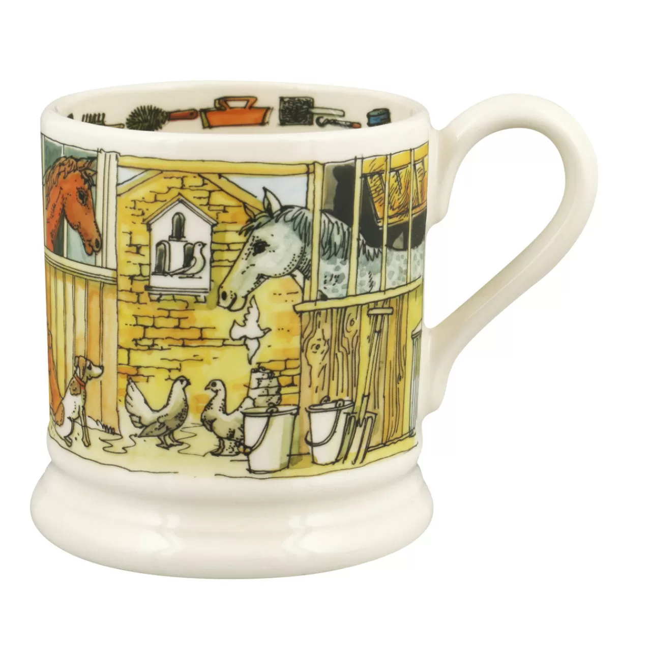 Clearance Emma Bridgewater Down At The Stables 1/2 Pint Mug