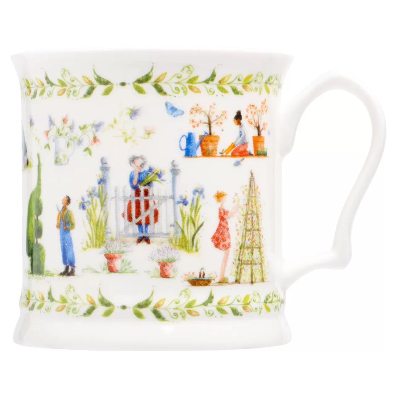 Online Jane Abbott Designs English Tankard Mug - Flower Garden