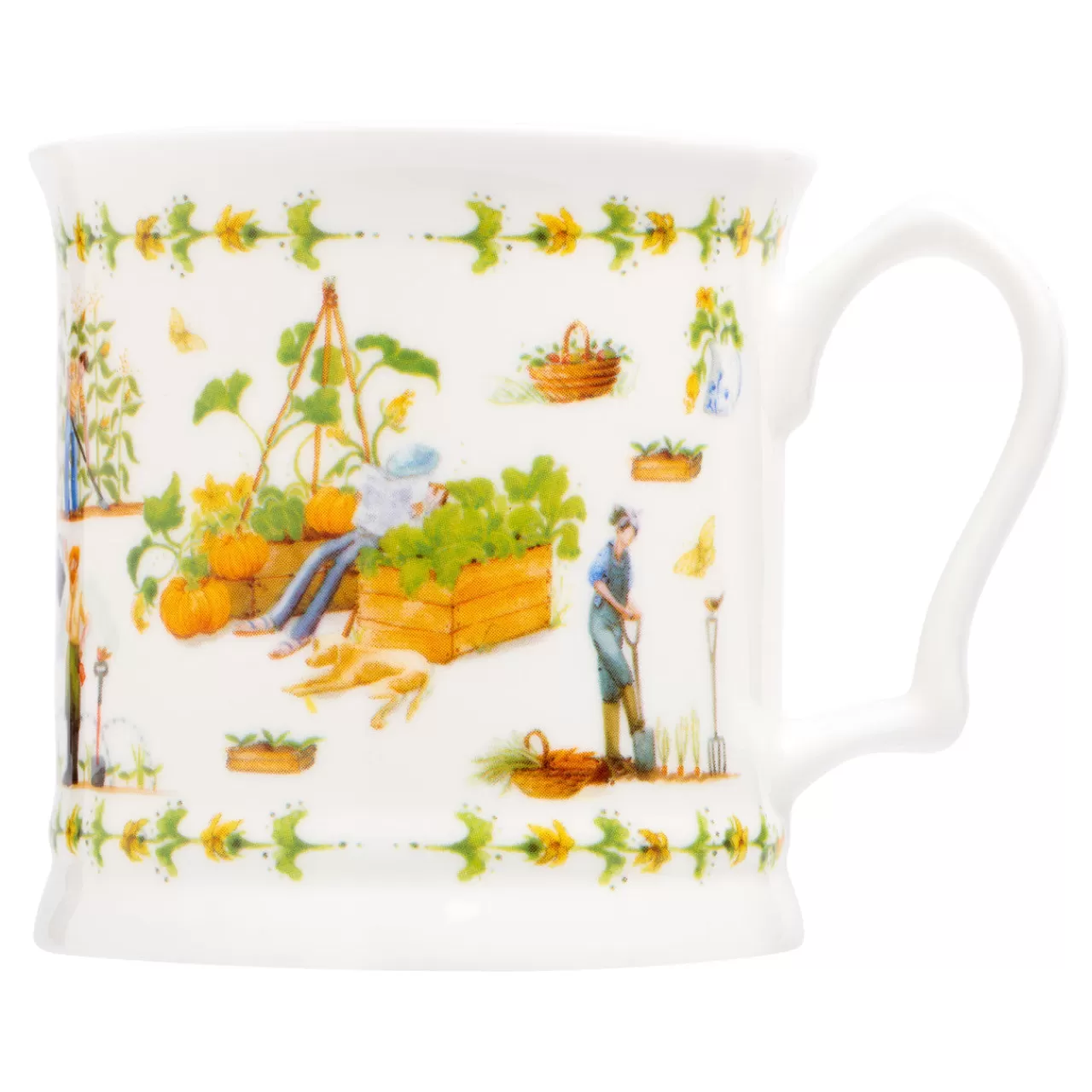 Hot Jane Abbott Designs English Tankard Mug - Vegetable Garden