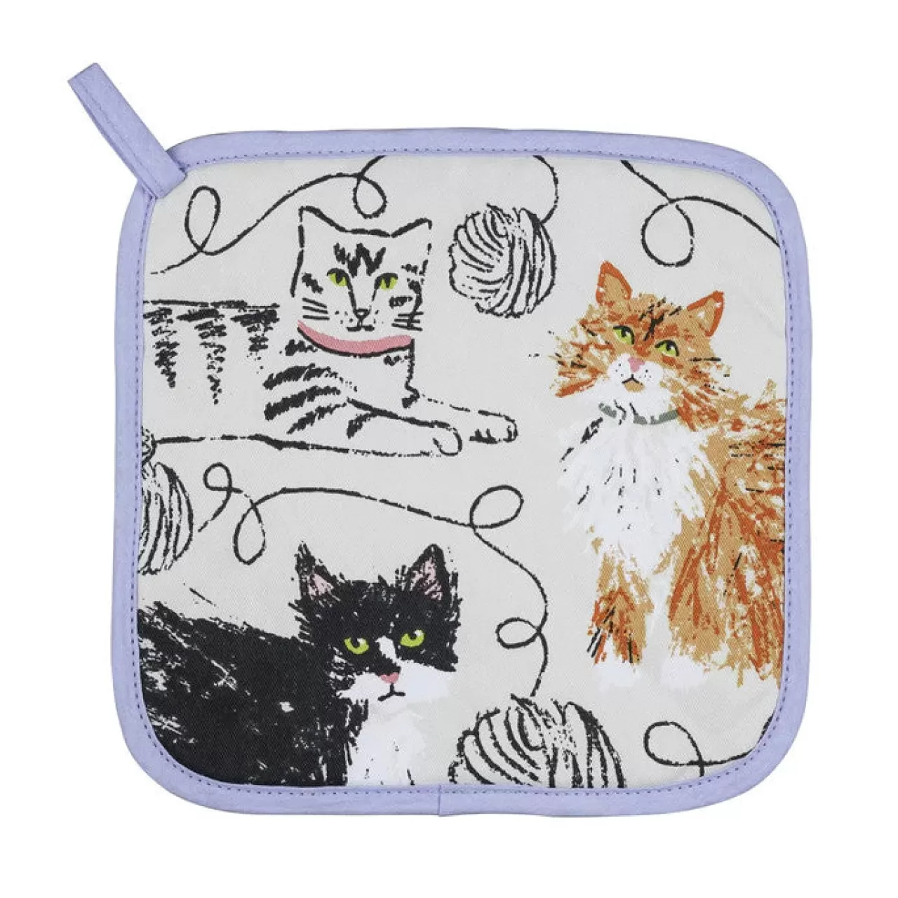 Best Sale Ulster Weavers Feline Friends Pot Mat