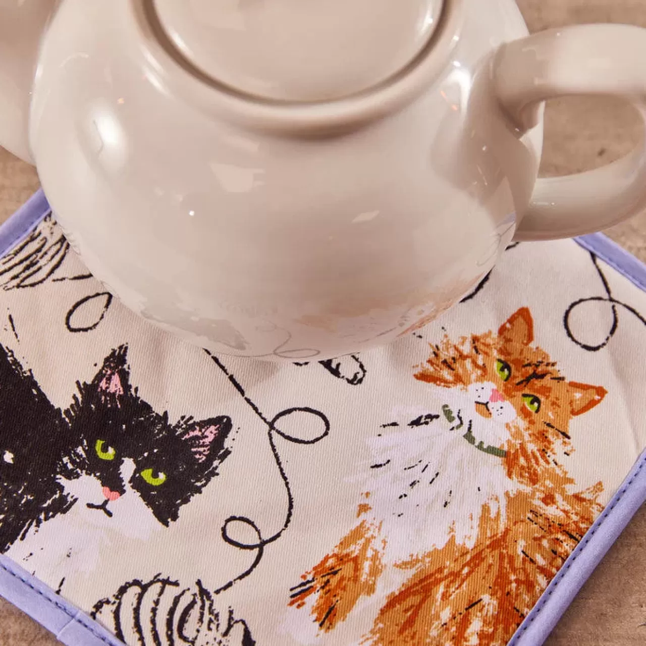 Best Sale Ulster Weavers Feline Friends Pot Mat