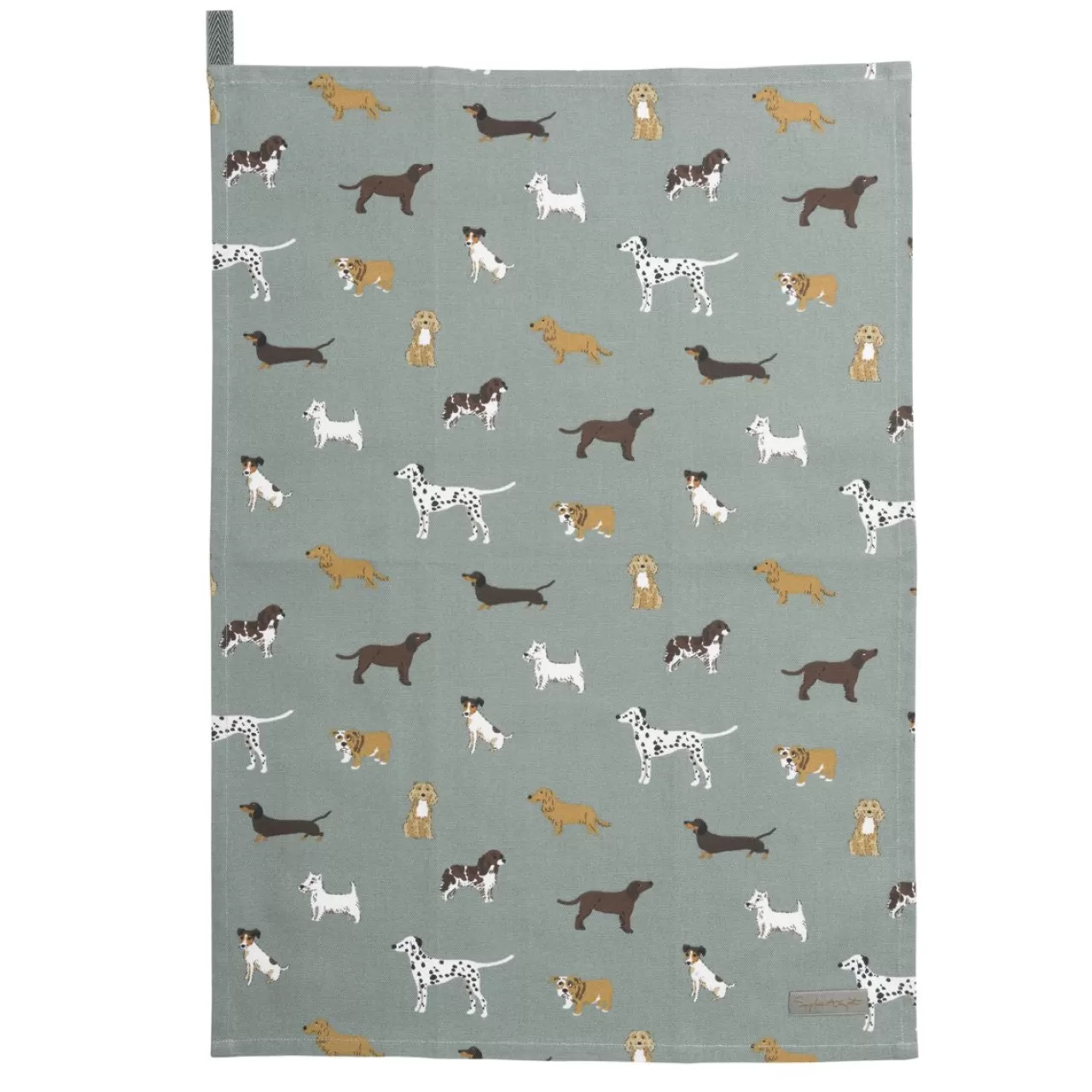 Cheap Sophie Allport Fetch Tea Towel