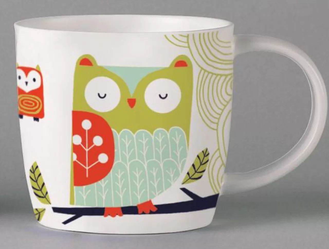 Best Repeat Repeat Folkland Barn Owl Mug - White