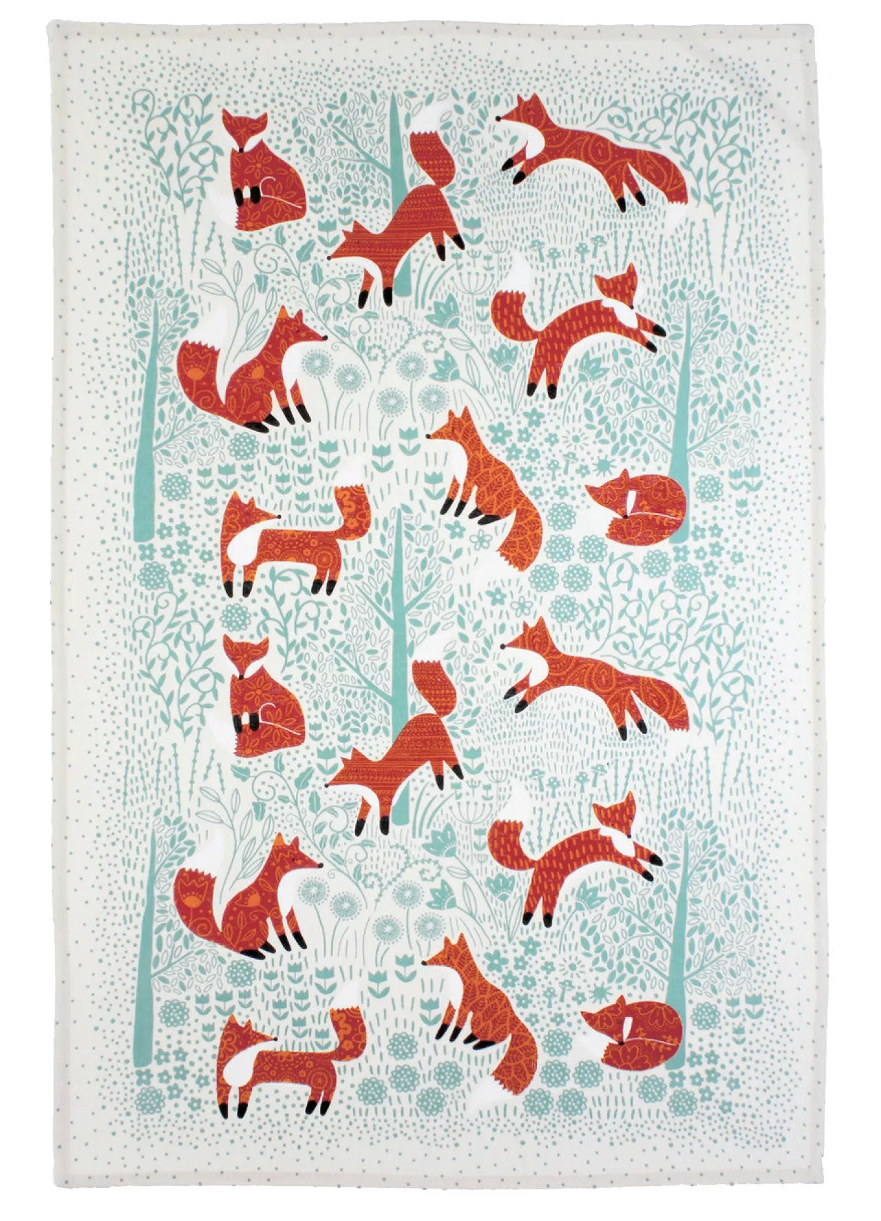 Hot Ulster Weavers Foraging Fox Cotton Tea Towel