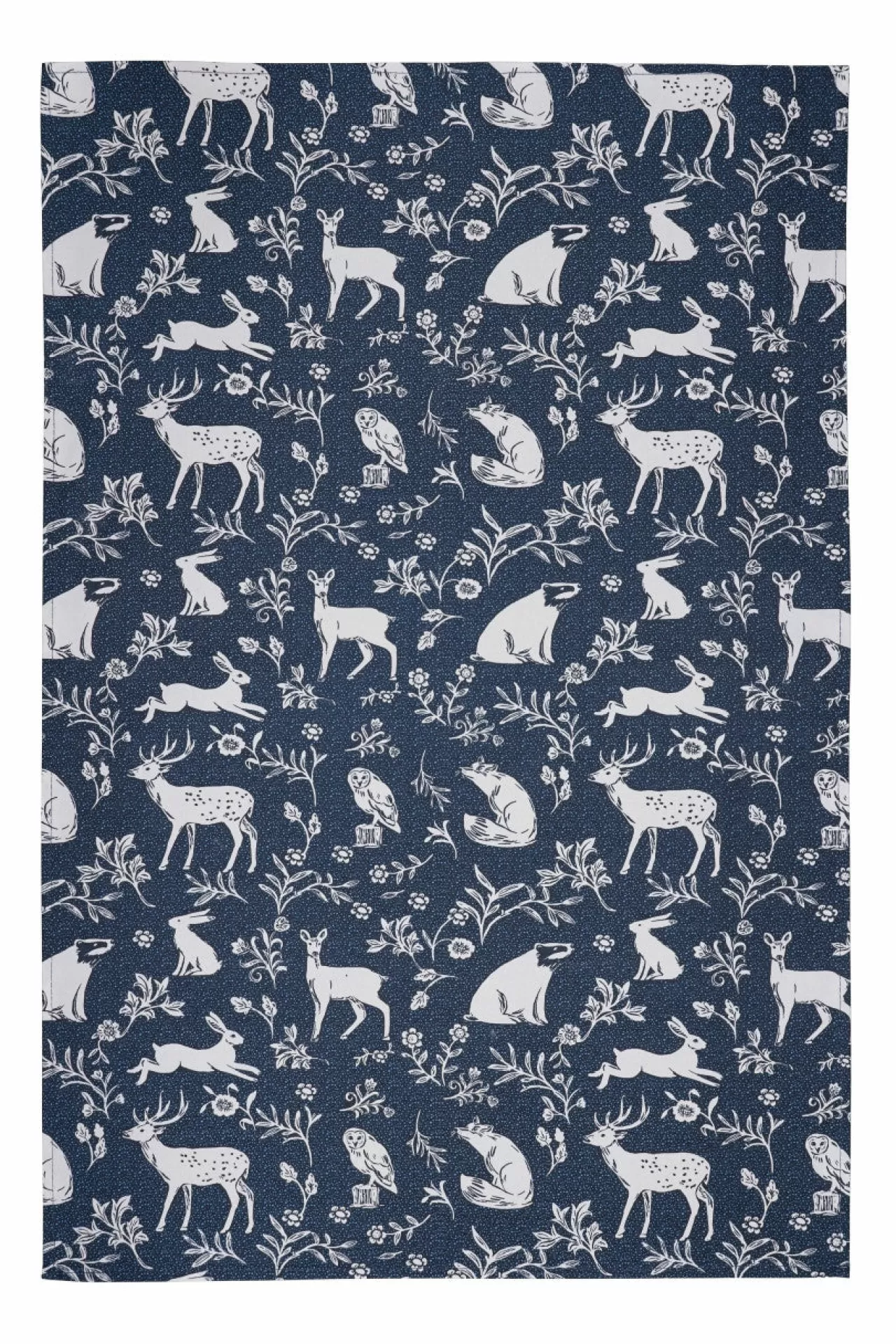 Hot Ulster Weavers Forest Friends Navy Tea Towel Twin Pack