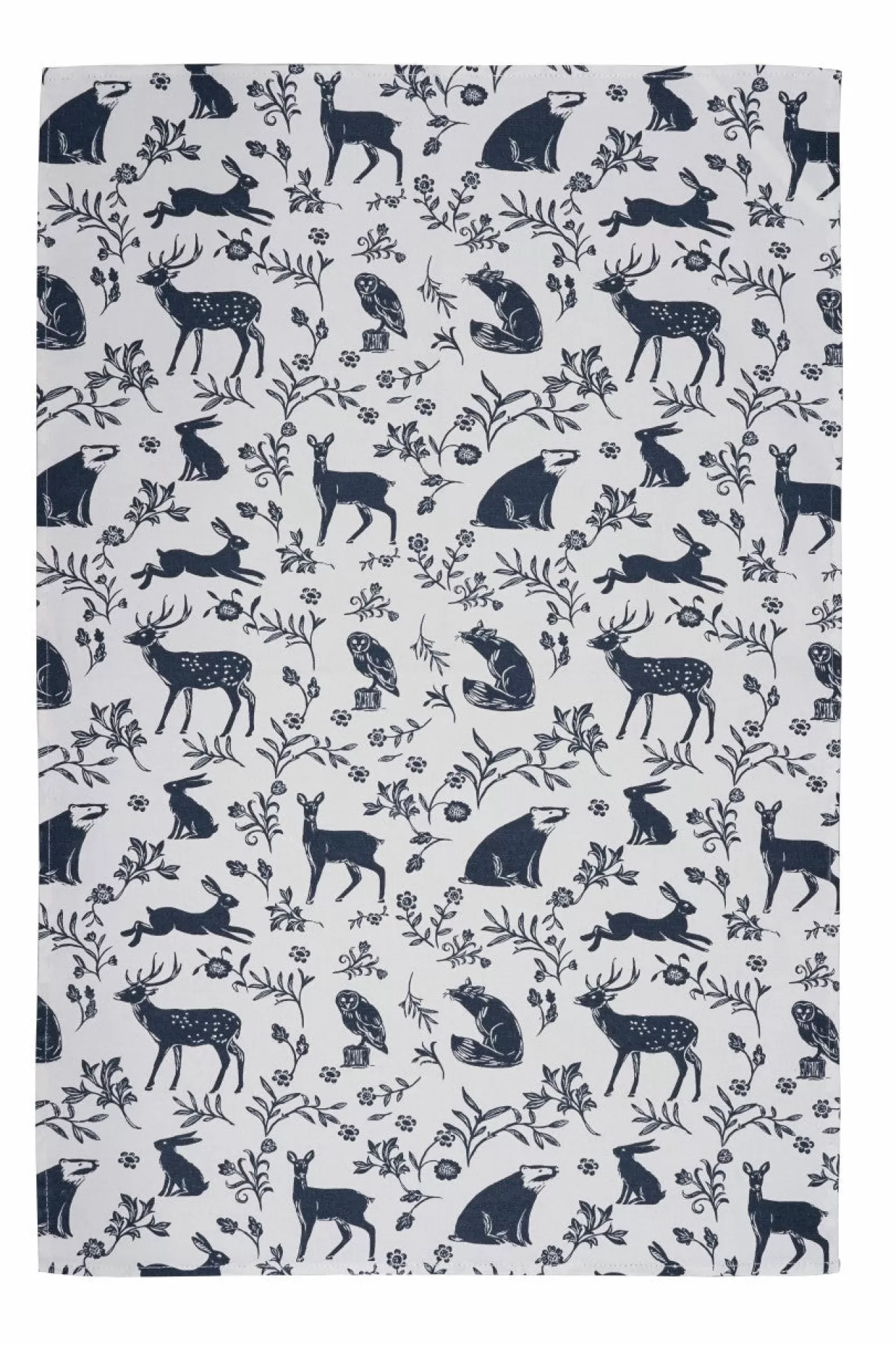 Hot Ulster Weavers Forest Friends Navy Tea Towel Twin Pack