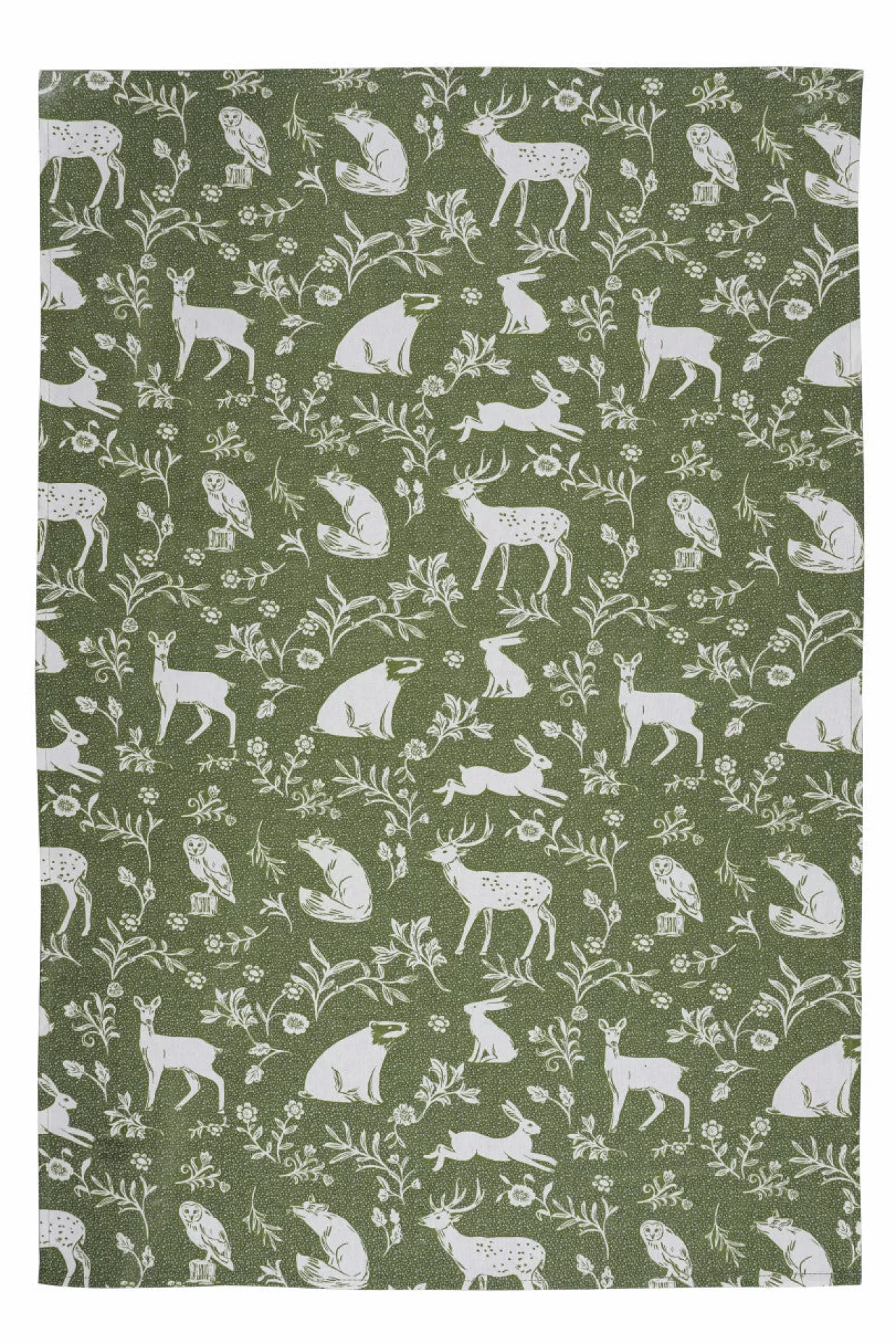 Hot Ulster Weavers Forest Friends Sage Tea Towel Twin Pack